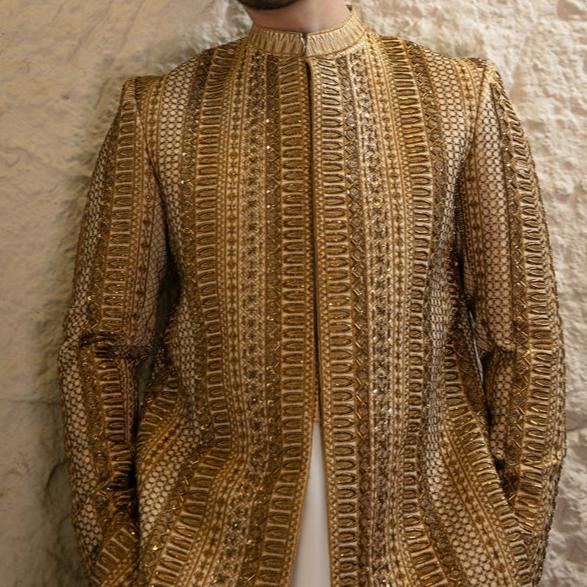RSH SH-11 Golden Sherwani Man