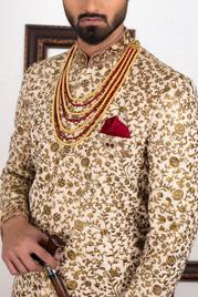 Royal Men Copper Gold Sherwani