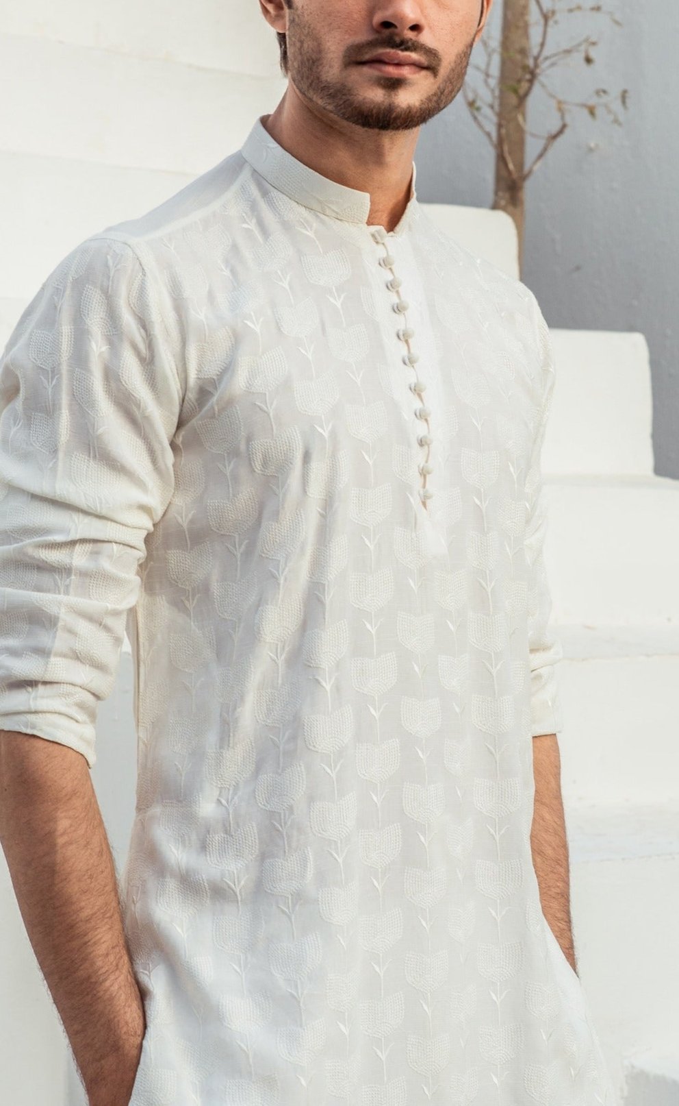 RSH White Kurta And Pajama