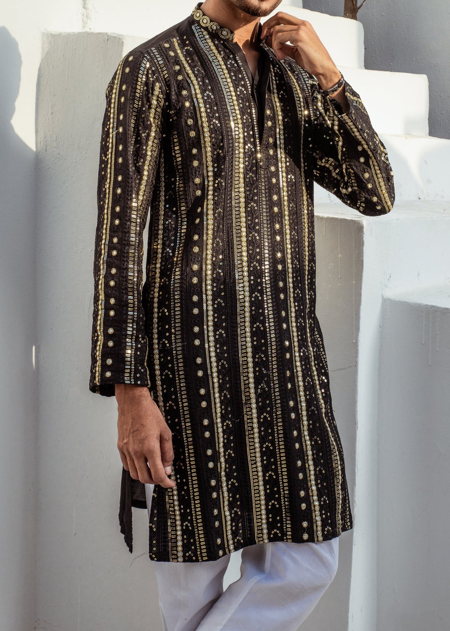 Marriage Black Kurta Pajama