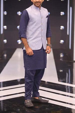 RSH Sky Blue Waist Coat