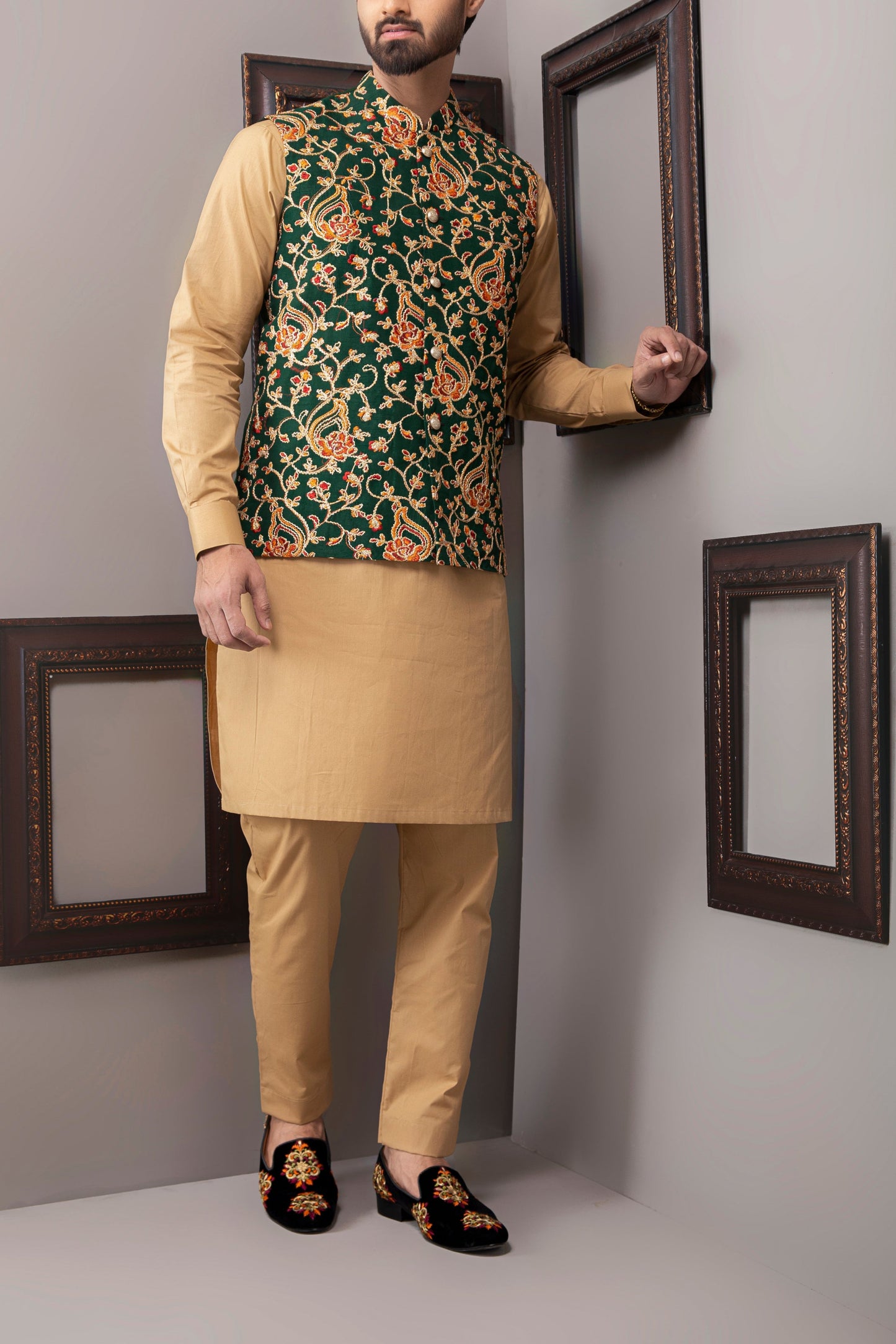RAH Royal Green Waist Coat