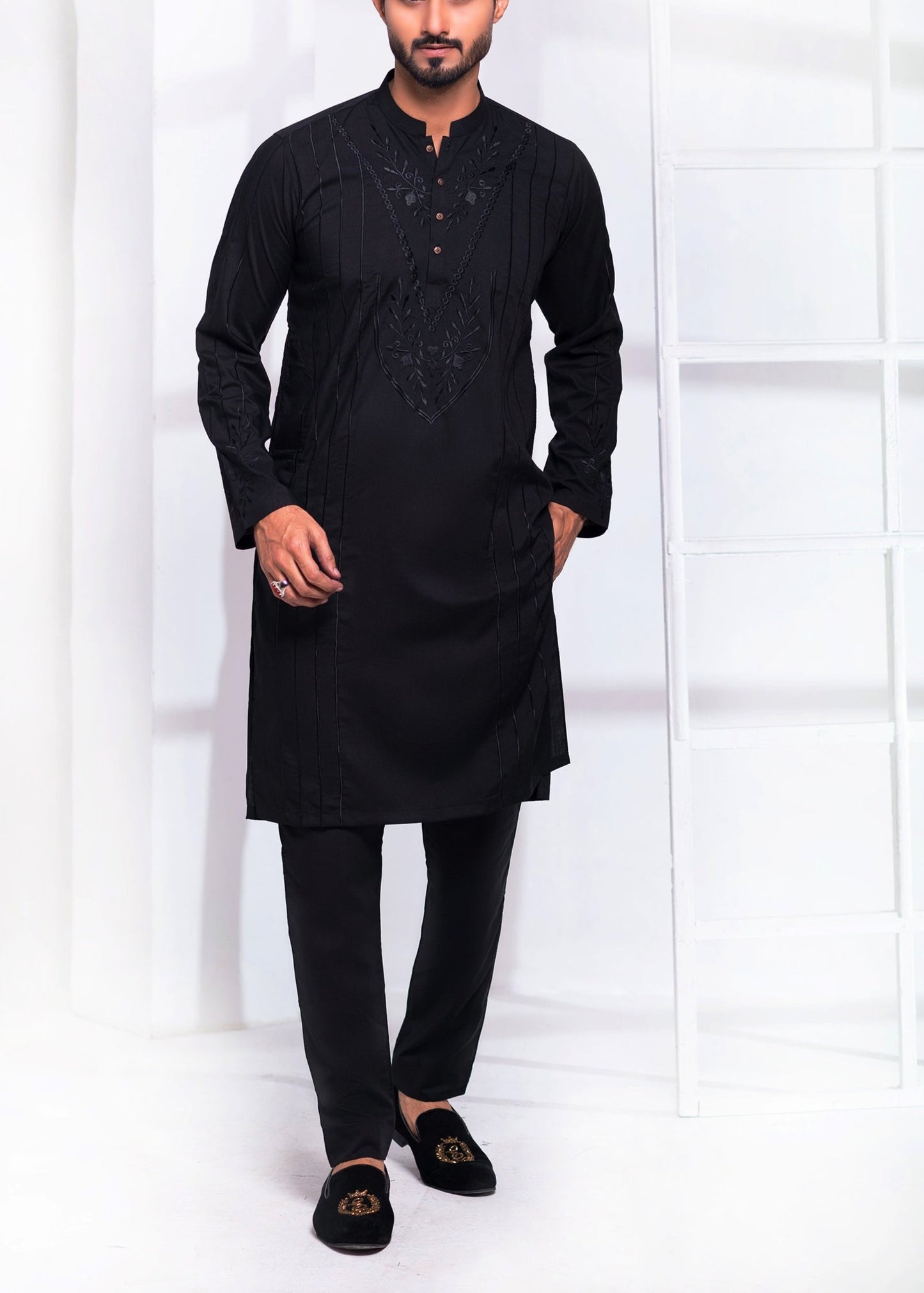 RSH Embroidery Pajama Kurta For Male