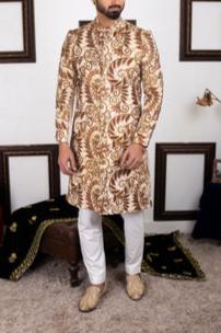 Groom MAgnificent Multi Colored Sherwani