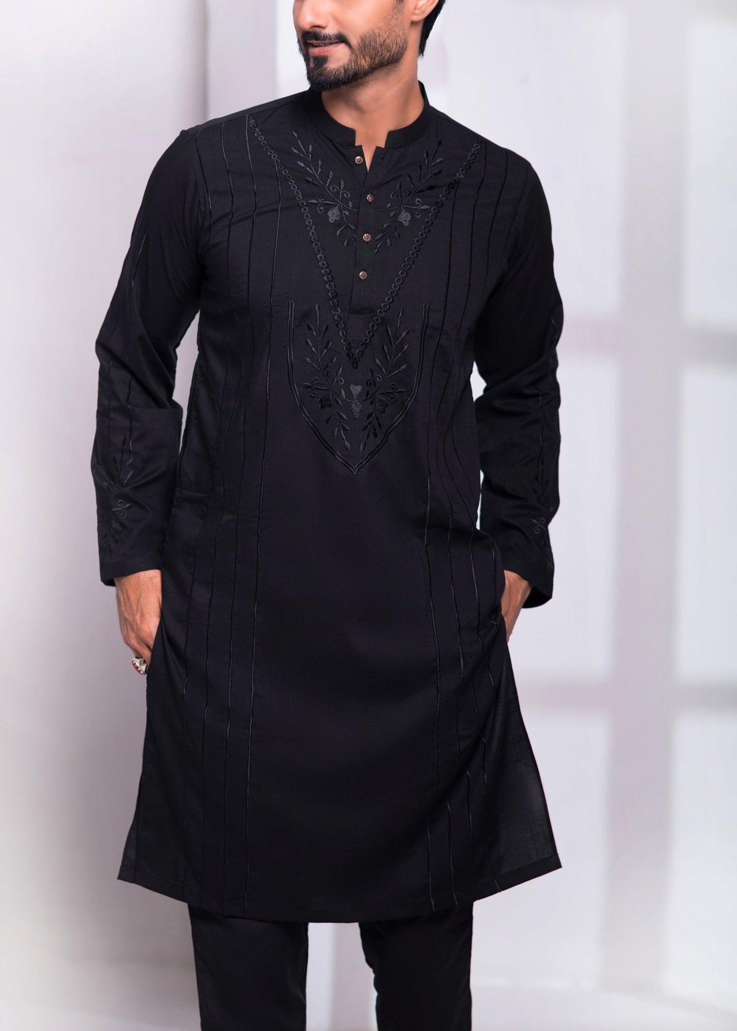 RSH Embroidery Pajama Kurta For Male