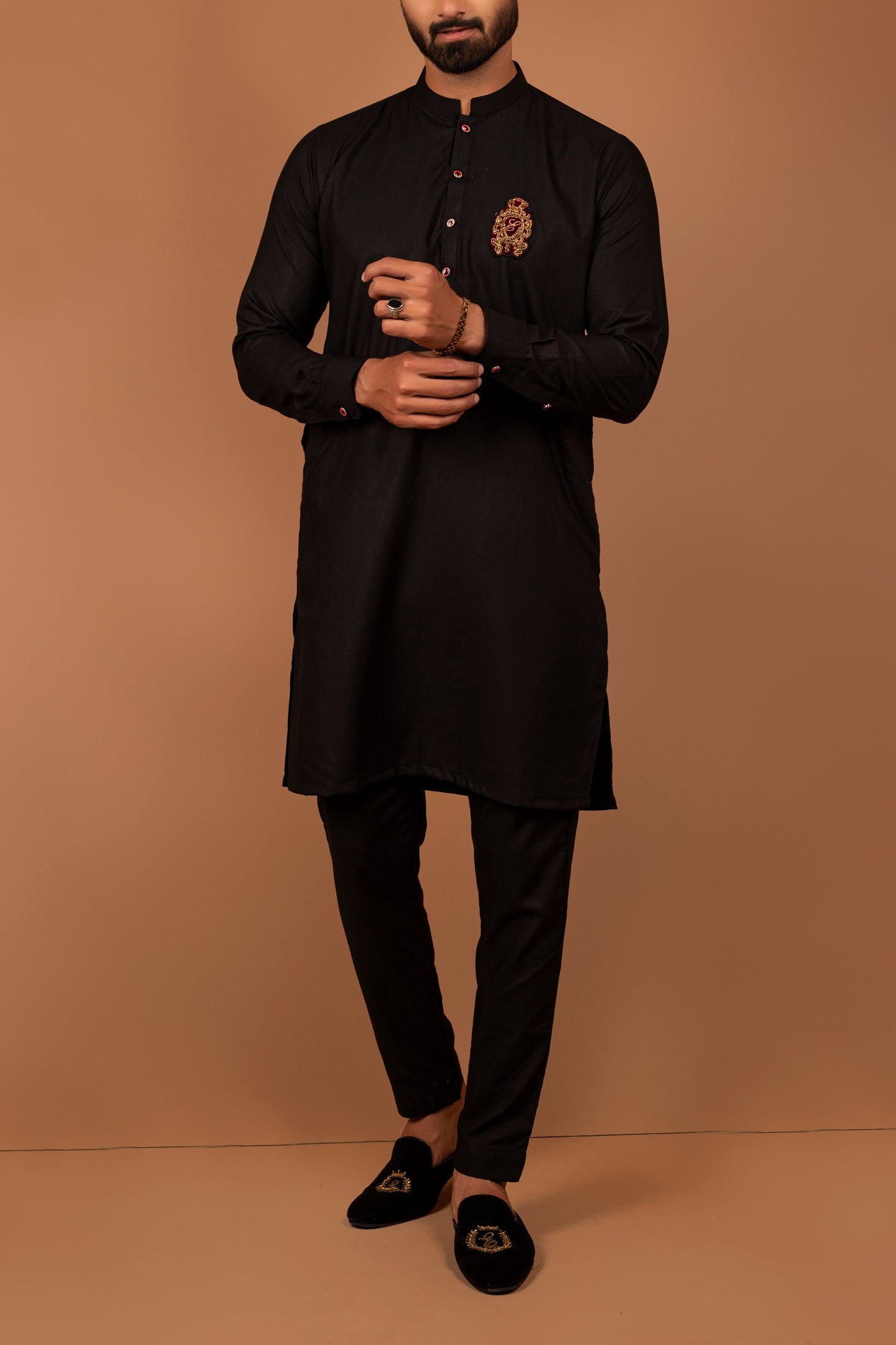 RSH Log Design Kurta and Pajama