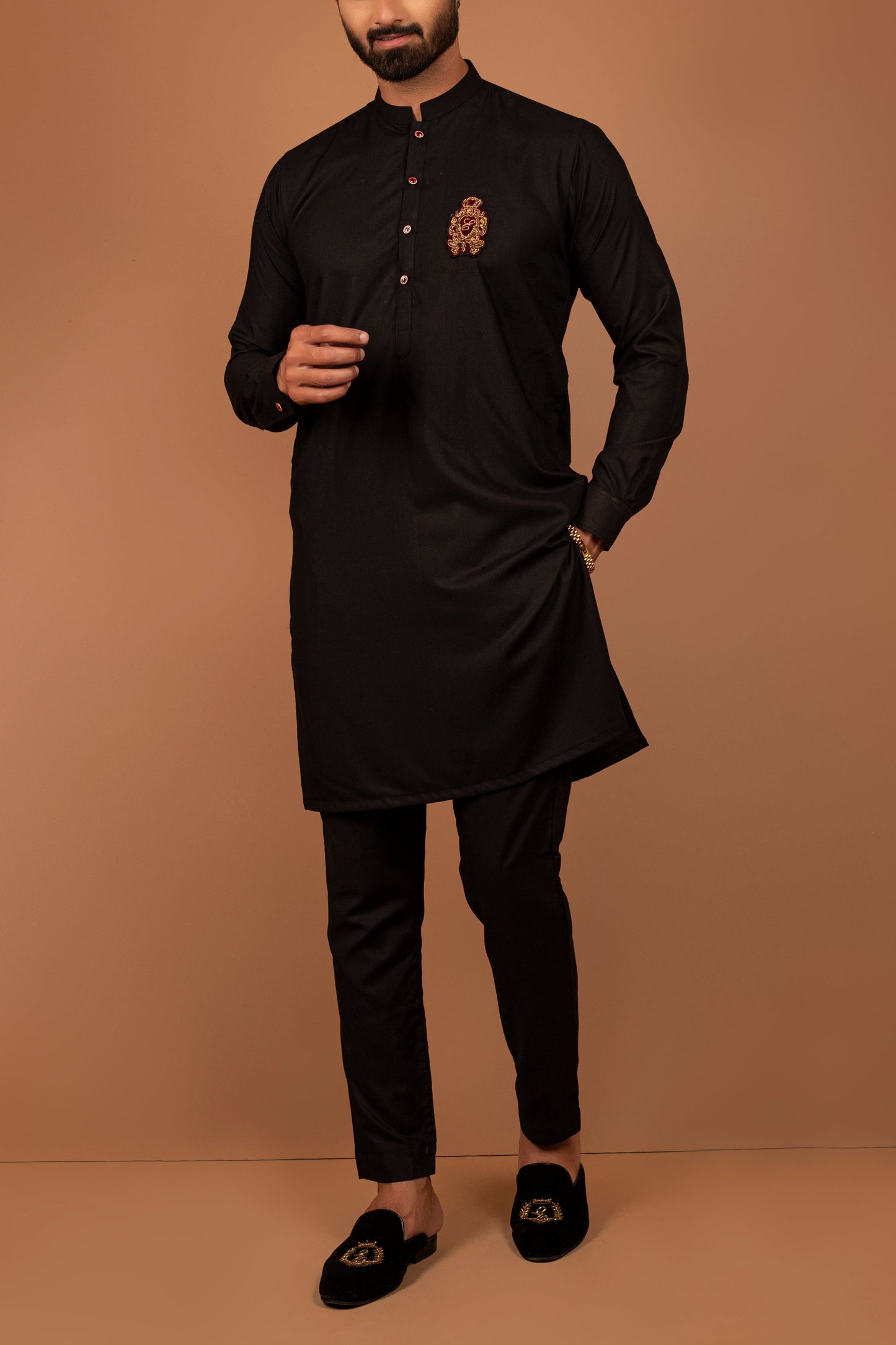 RSH Log Design Kurta and Pajama