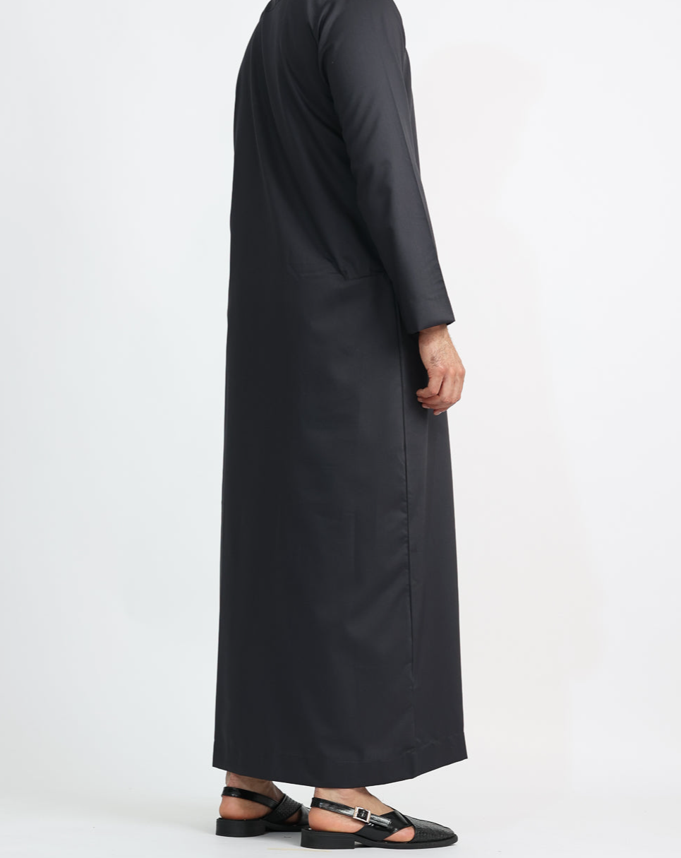 RSH 03 Black Mens Thobe Jubba