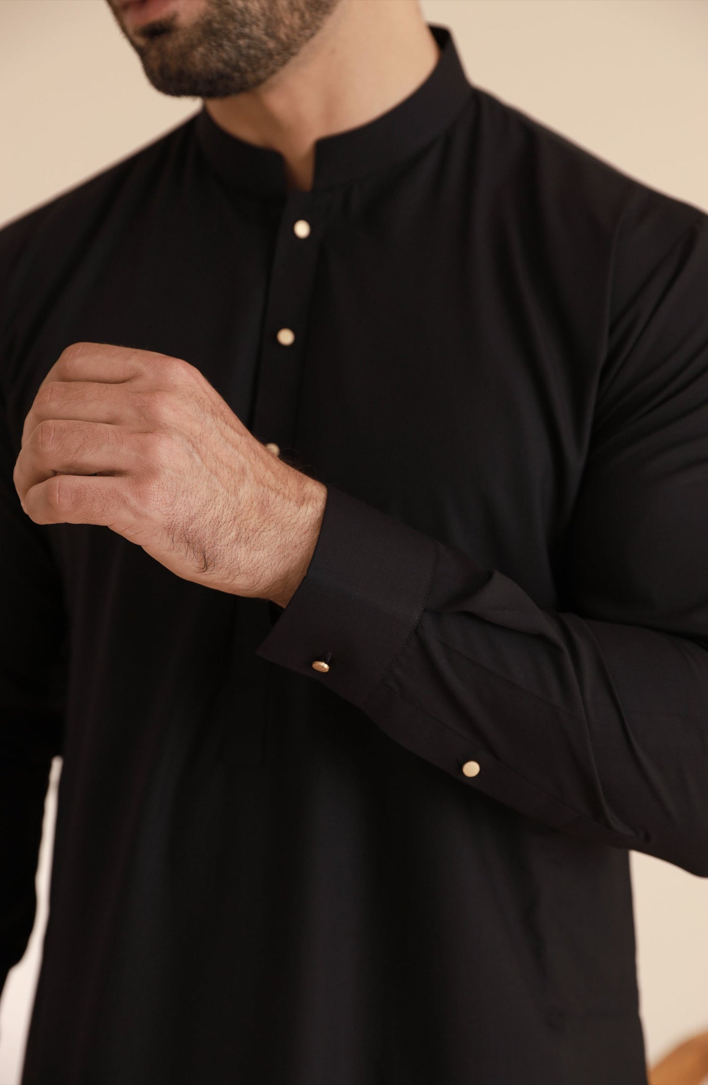 mens black shalwar kameez