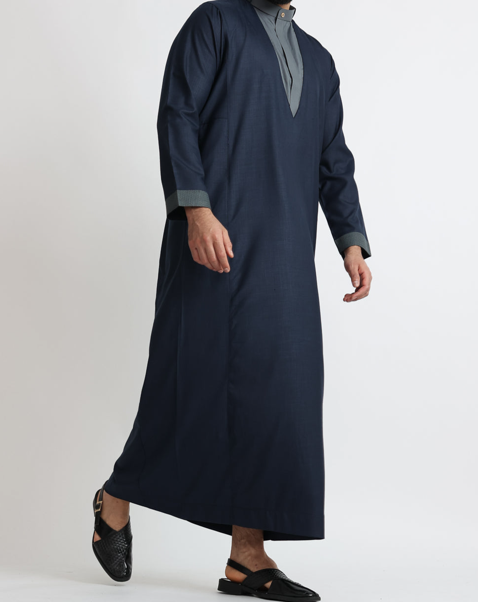 RSH 02 Navy Blue Omani Jubba