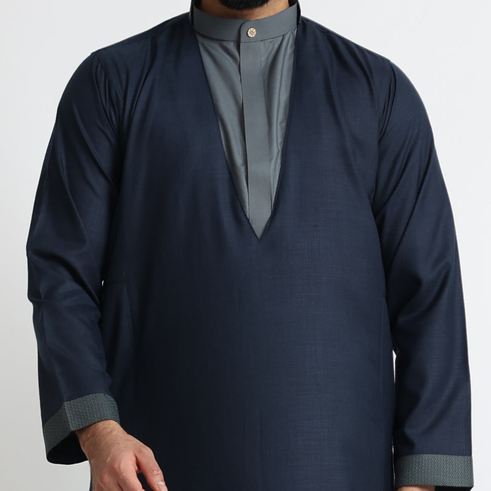 RSH 02 Navy Blue Omani Jubba