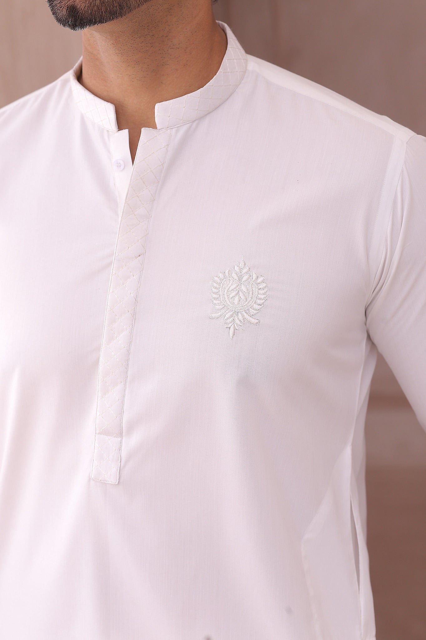RSH 2012 White Men Shalwar Kameez Design