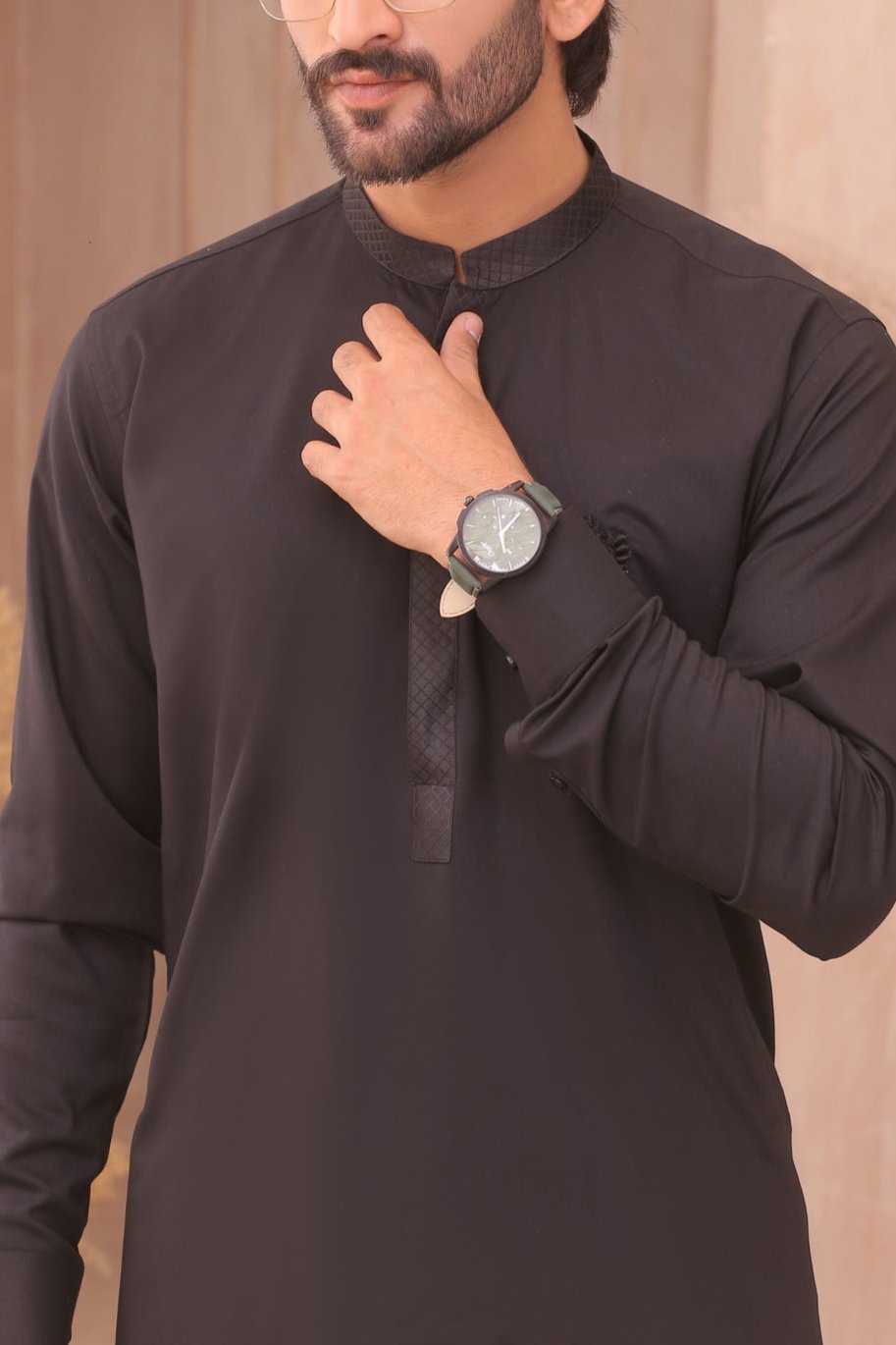RSH 2016 Black Kurta Pajama