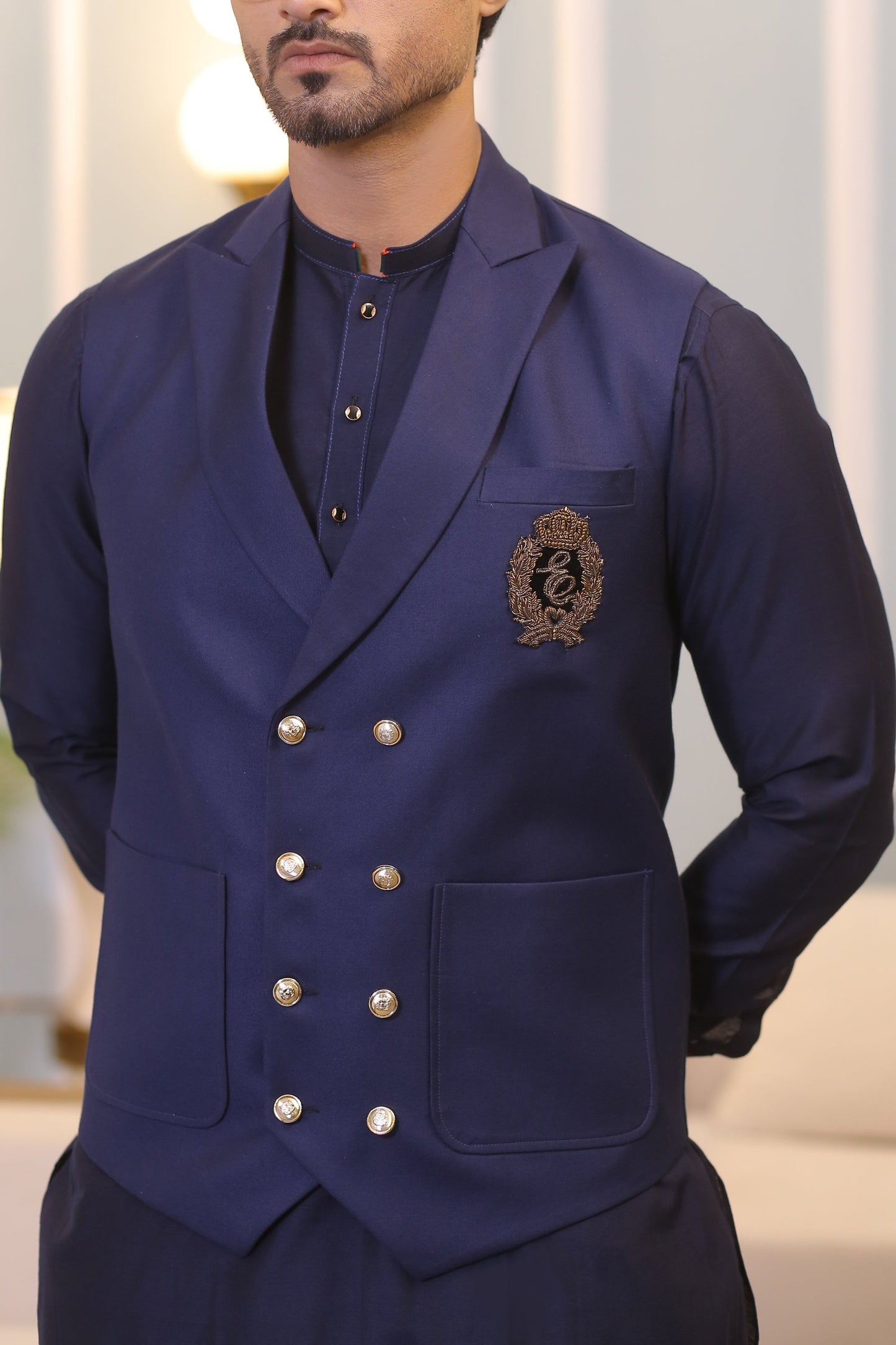 RSH Waist Coat For Men Formal