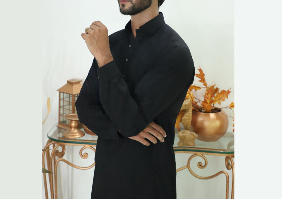 RSH 14 Black Shalwar Kameez