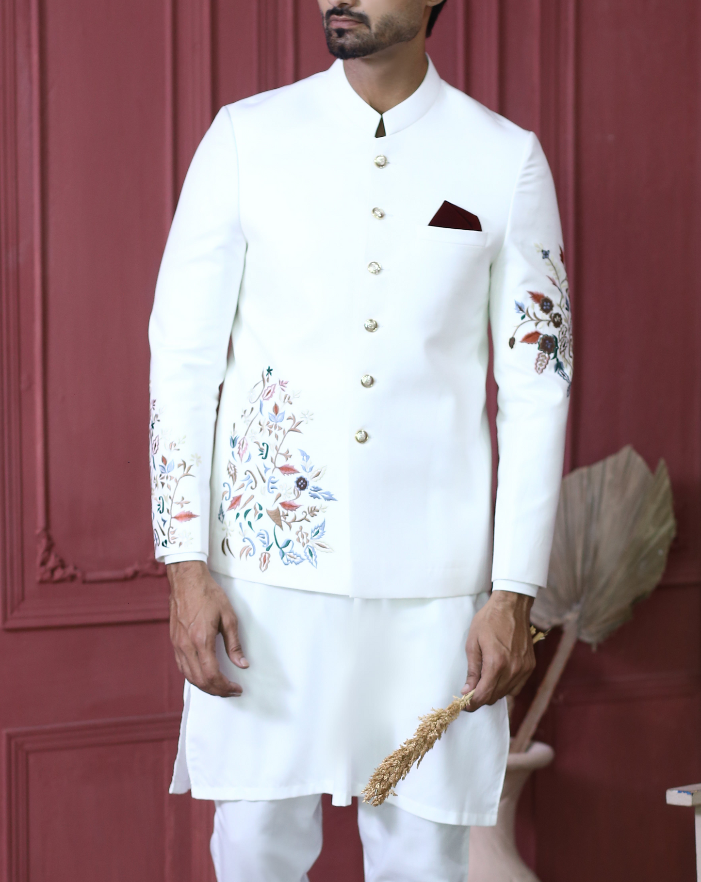 RSH 03 White Prince Coats Embroidered