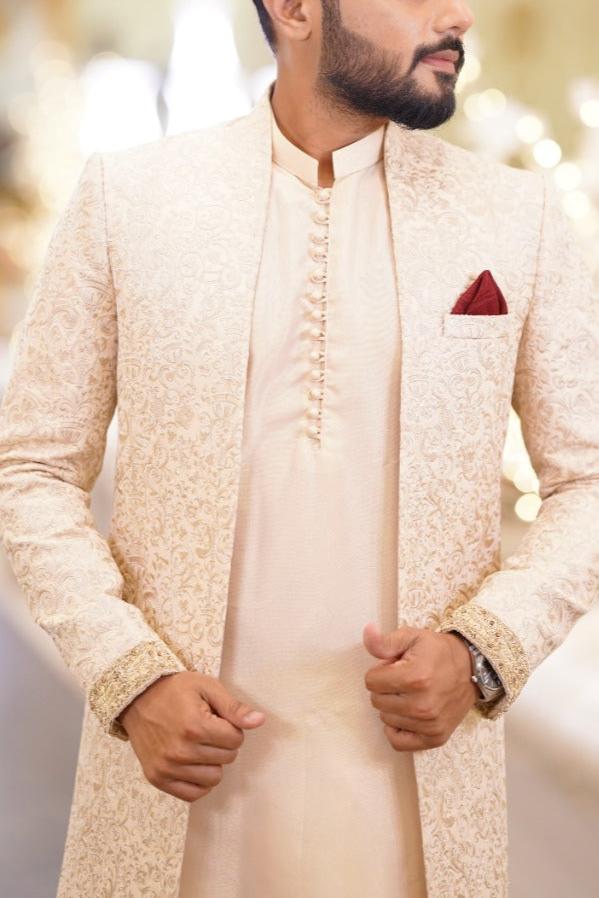 RSH 85 Long Prince Coat And Sherwani For Wedding