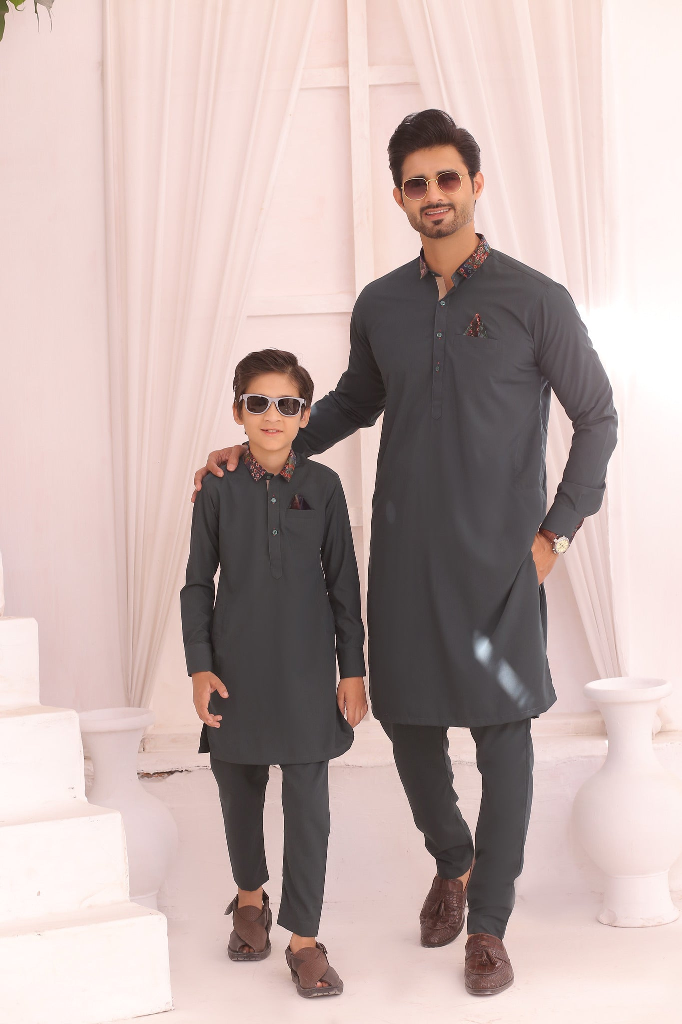 matching father-son dresses