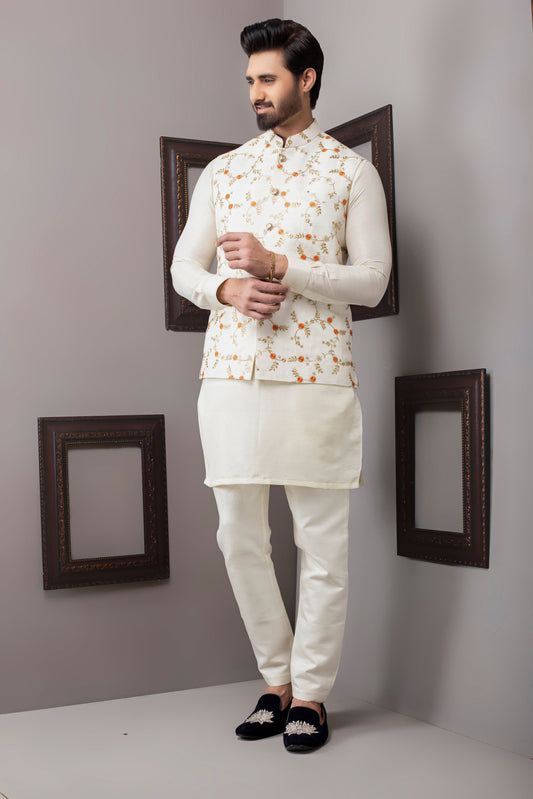 RSH Orange Gold Waist Coat
