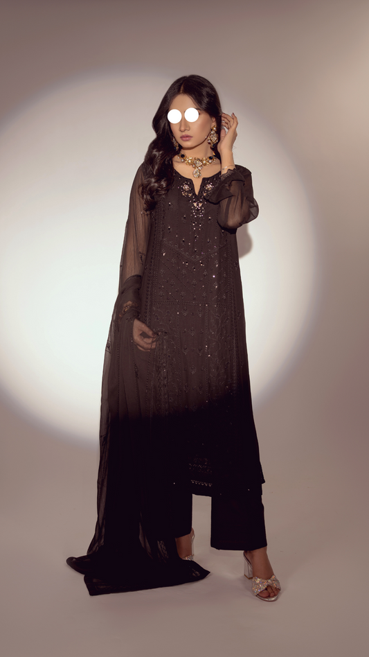 Republic Women's 03 Humkalaam Black 3-Piece Dress