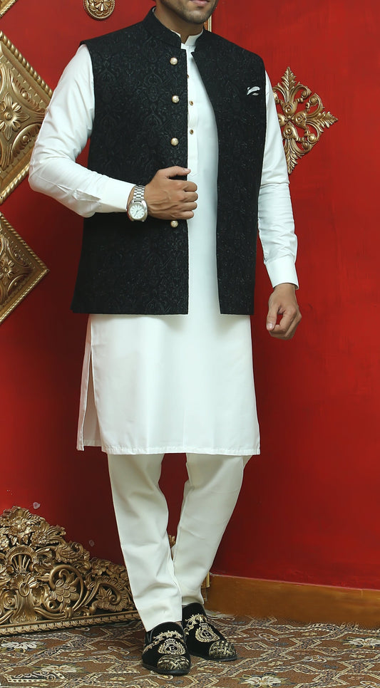 RSH Men's Black Waistcoats