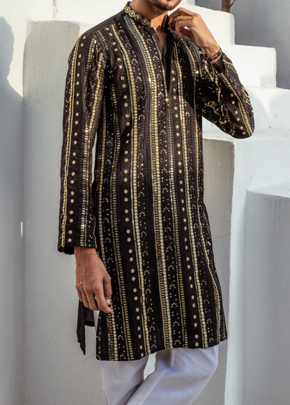 Marriage Black Kurta Pajama