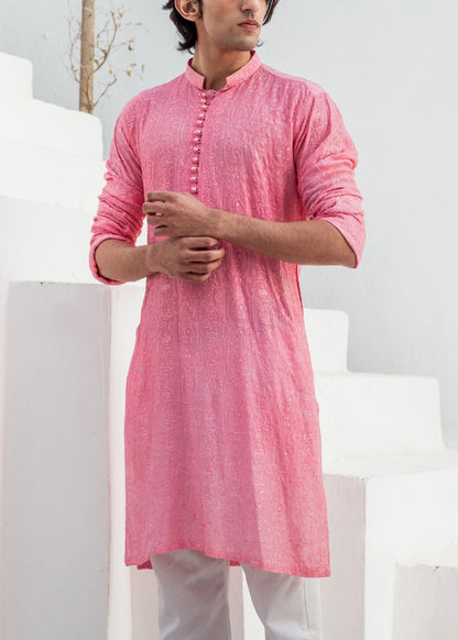 RSH Pink Kurta Pajama For Male