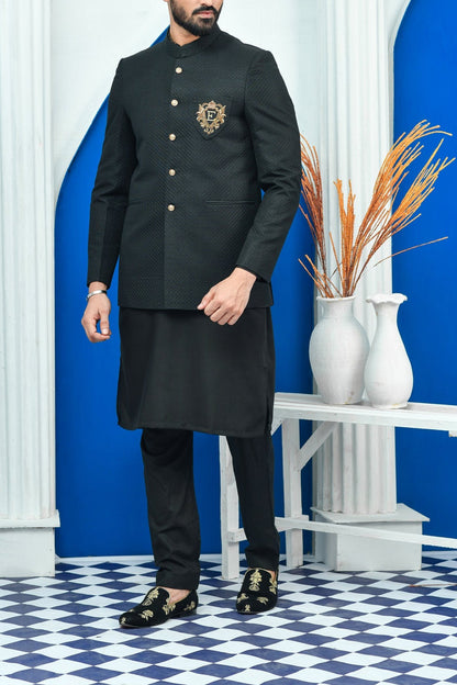 RSH 77 Black Logo Prince Coat