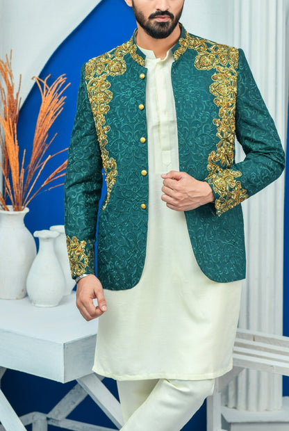 RSH 70 Hand Embroided Prince Coat For Wedding