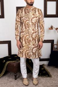 Groom MAgnificent Multi Colored Sherwani