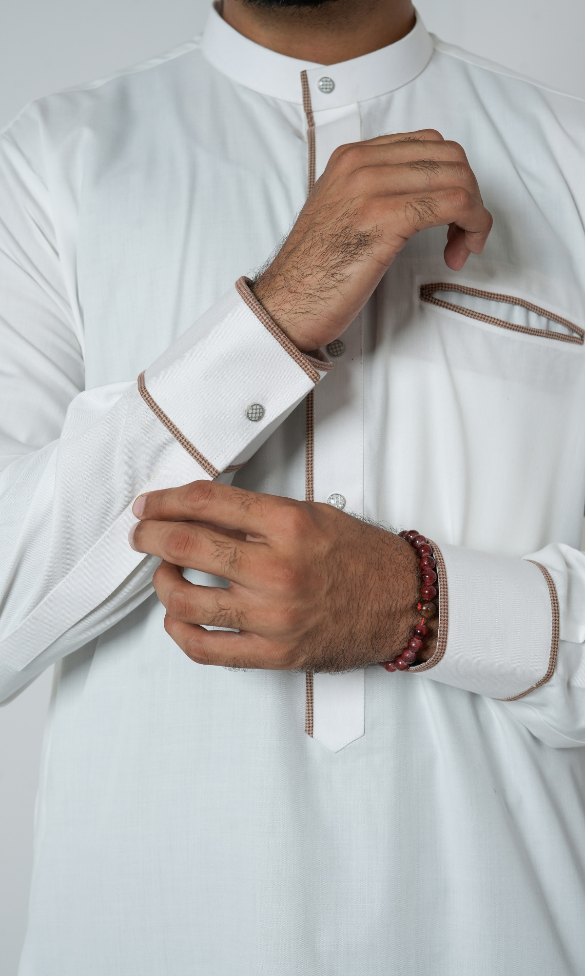 White Stylish Jubba Dress