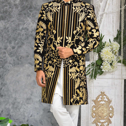 RSH SH-9 Black Velvet Sherwani