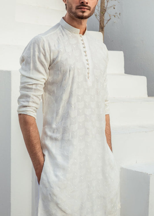 RSH White Kurta And Pajama