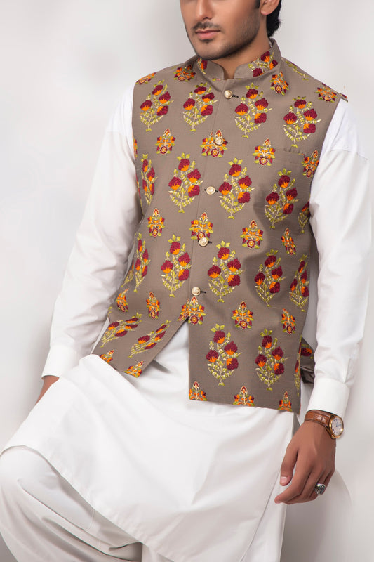 RSH Beige Waistcoat Men's