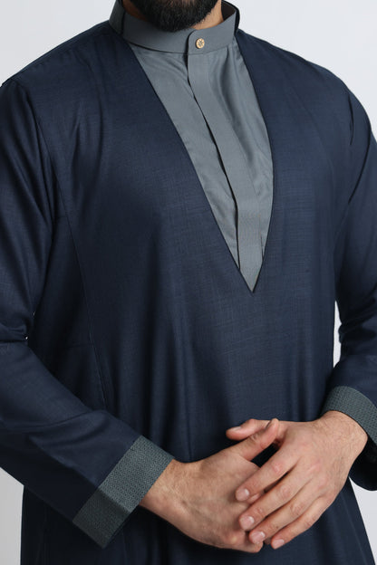 RSH 02 Navy Blue Omani Jubba
