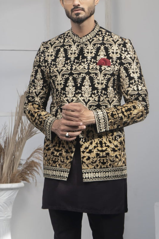 RSH 86 Black Prince Coat For Occasions