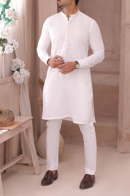 RSH 2012 White Men Shalwar Kameez Design