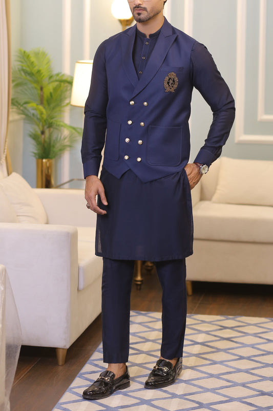RSH Waist Coat For Men Formal