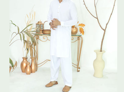 RSH 05 White Salwar Kurta Mens