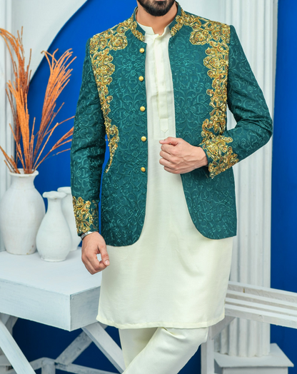 RSH 06 Green Prince Suits For Wedding