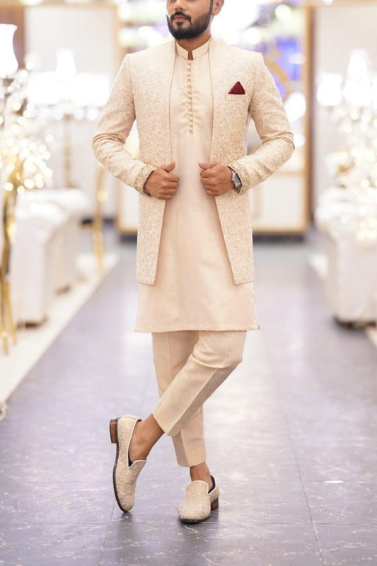 RSH 85 Long Prince Coat And Sherwani For Wedding